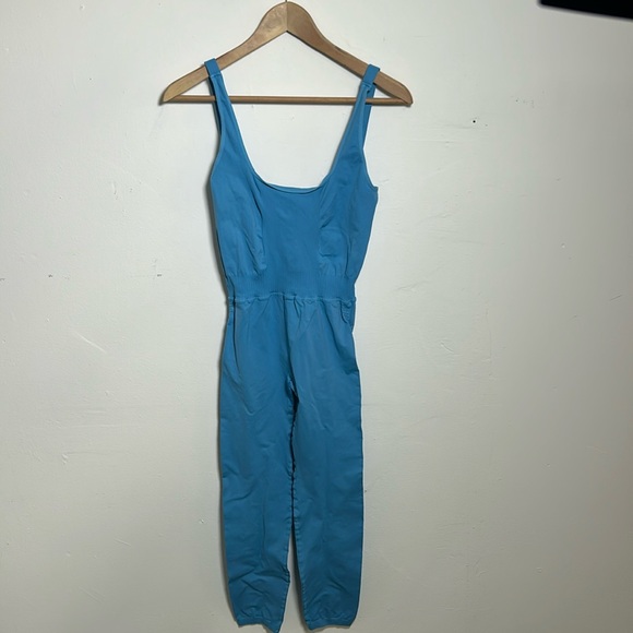 FP Movement Free People Good Karma Onesie Light Blue M/L NWOT - Picture 7 of 8